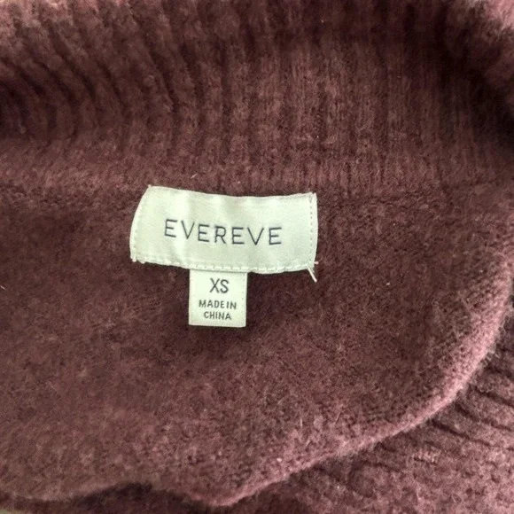 Evereve Roslyn Rugby Stiped Sweater Womens XS Pink Brown Preppy Rugby - Picture 10 of 12